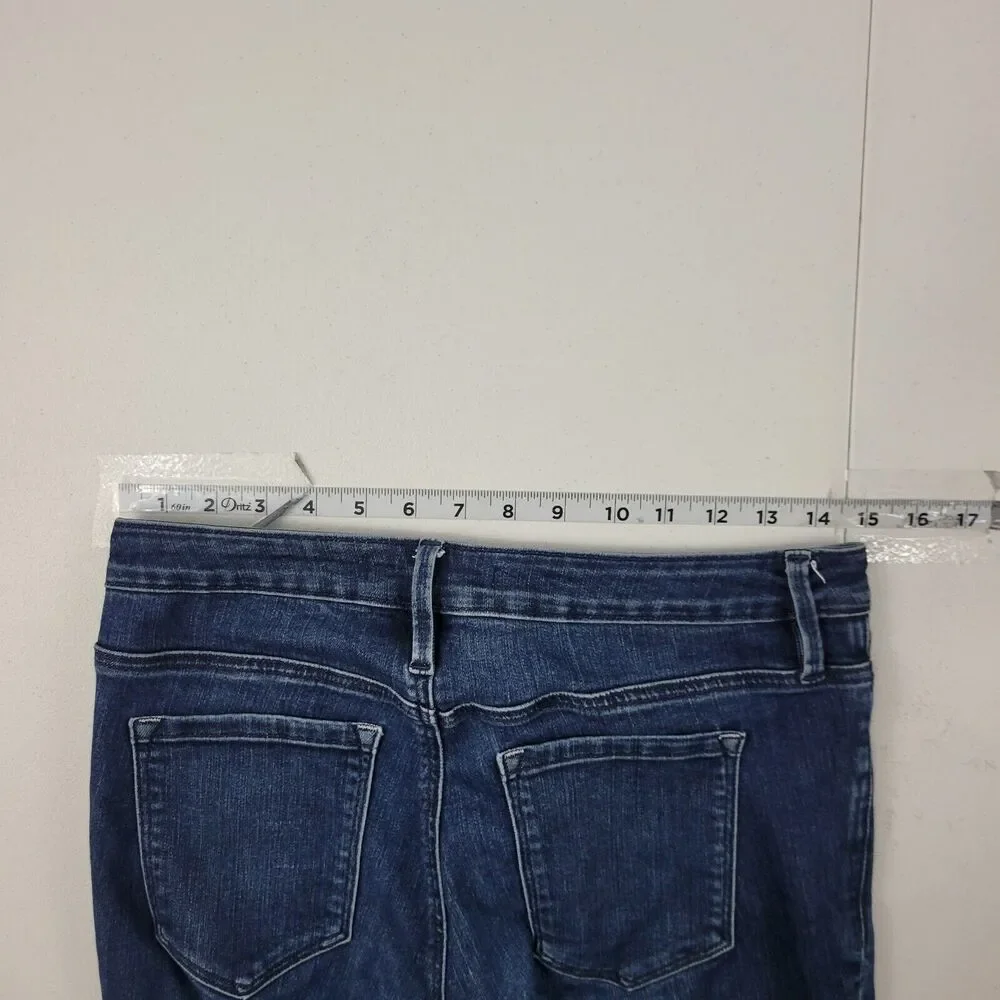 Athleta slim skinny jeans 4 womens 2625 blue denim‎ 30x29 sculptek